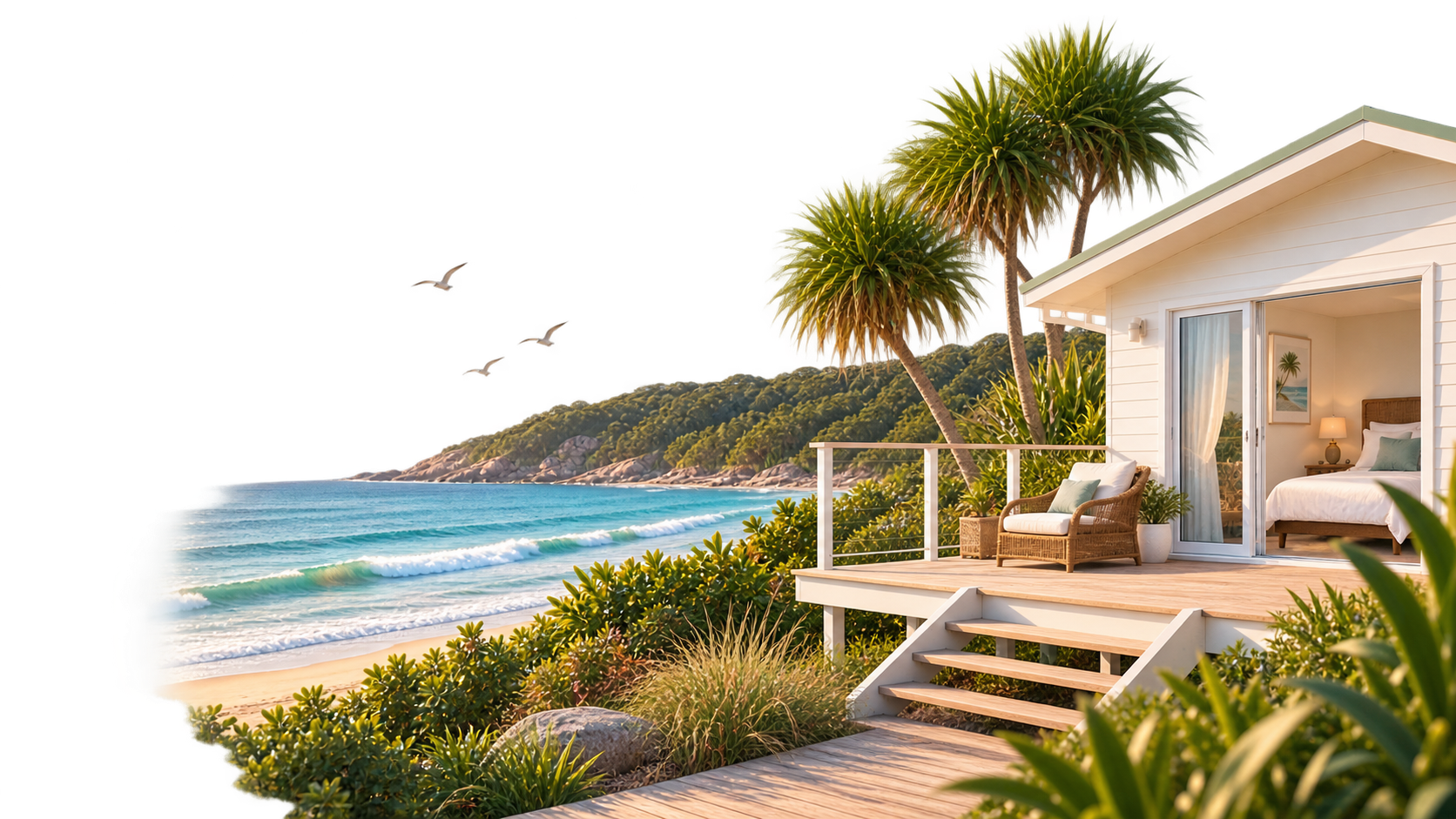 Coastal holiday property